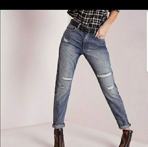 Missquided riot high rise mom jeans